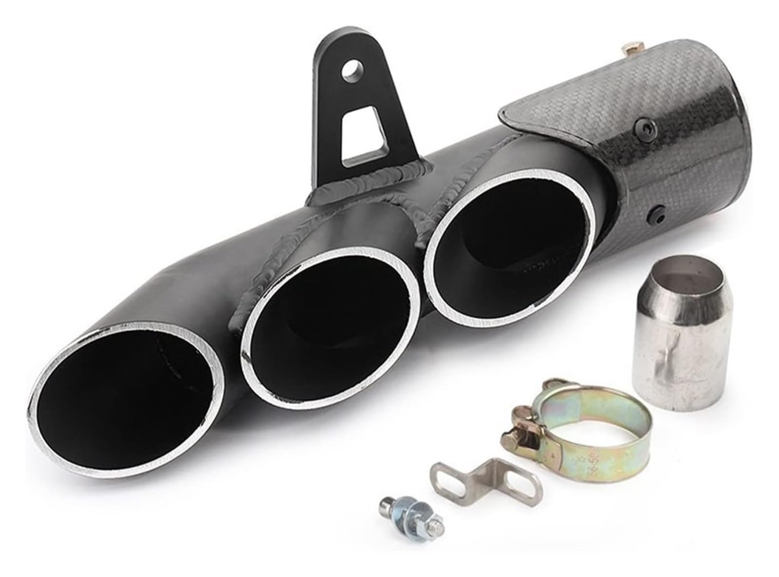 Auspuff Schalldämpfer Für Suz&uki GSX-R750 GSXR750 Für GSXR 750 Universal-Motorrad-Auspuffrohr Slip-on-Schalldämpferrohr-Schalldämpfer Motorrad Auspuffrohr(4) von HTGMTGPACC