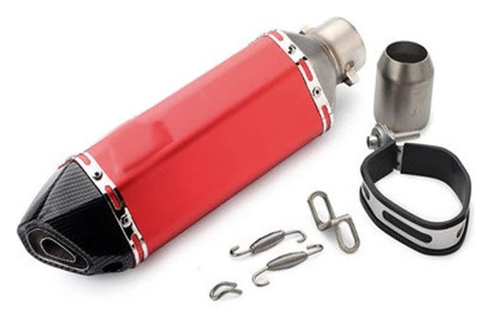 Auspuff Schalldämpfer Für Suz&uki GSXR650 GSXR1000 51mm Universal Motorrad Auspuff Schalldämpferrohr Auspuffrohr Motorrad Auspuffrohr(370mm 1) von HTGMTGPACC