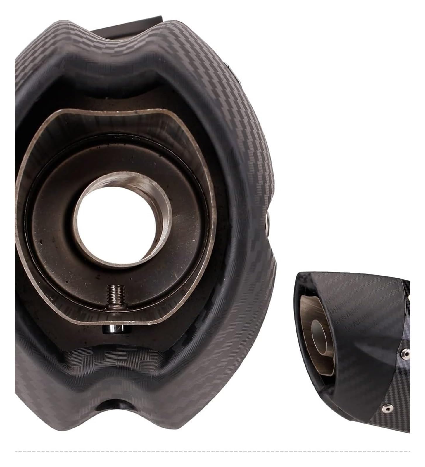 Auspuff Schalldämpfer Für Suz&uki SV650 Universal 51MM Motorrad-Auspuffrohr Escape-Auspuffrohr-Schalldämpfer Motorrad Auspuffrohr(370mm 4) von HTGMTGPACC