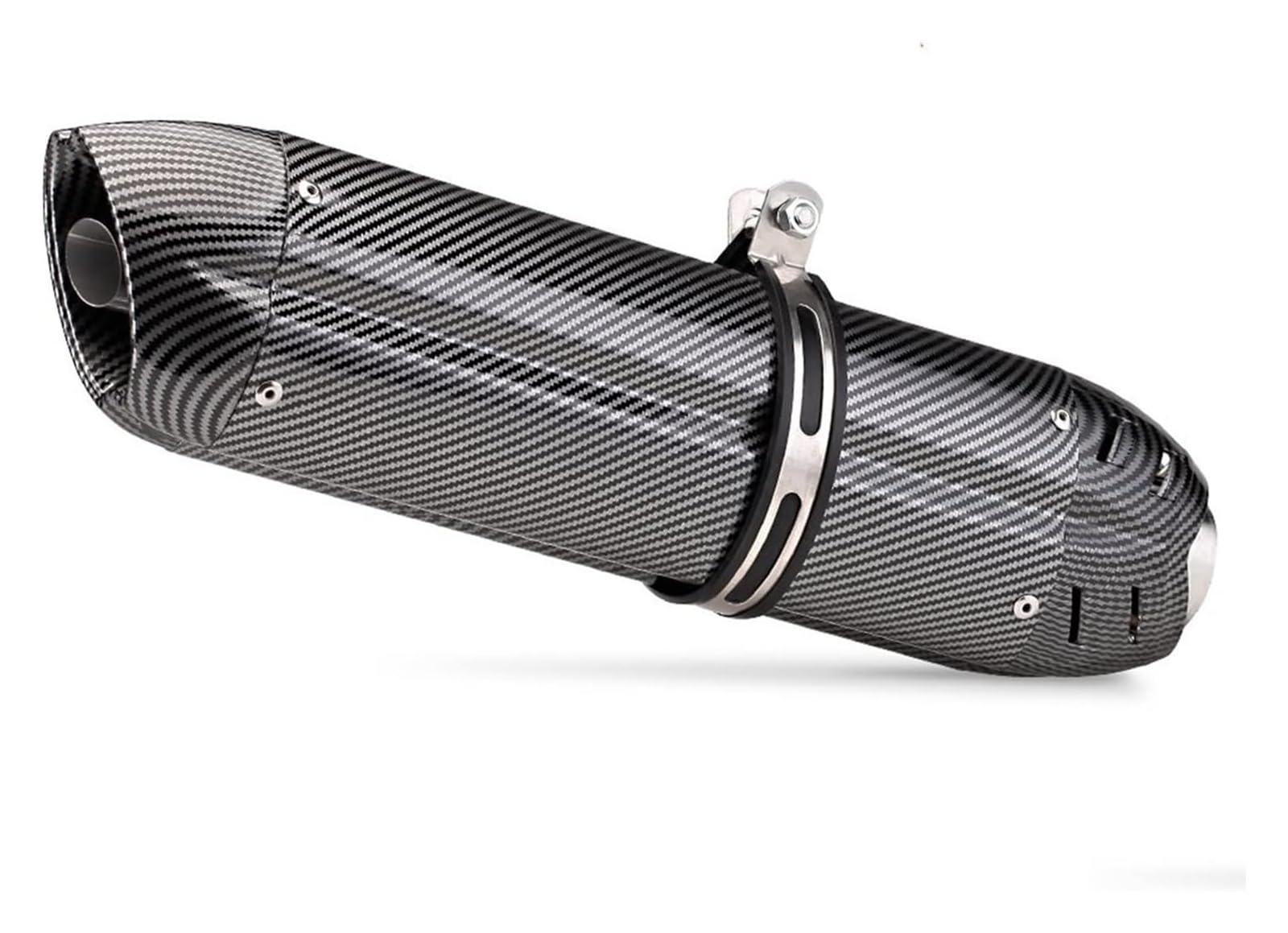 Auspuff Schalldämpfer Für Suz&uki SV650 Universal 51MM Motorrad-Auspuffrohr Escape-Auspuffrohr-Schalldämpfer Motorrad Auspuffrohr(470mm 1) von HTGMTGPACC