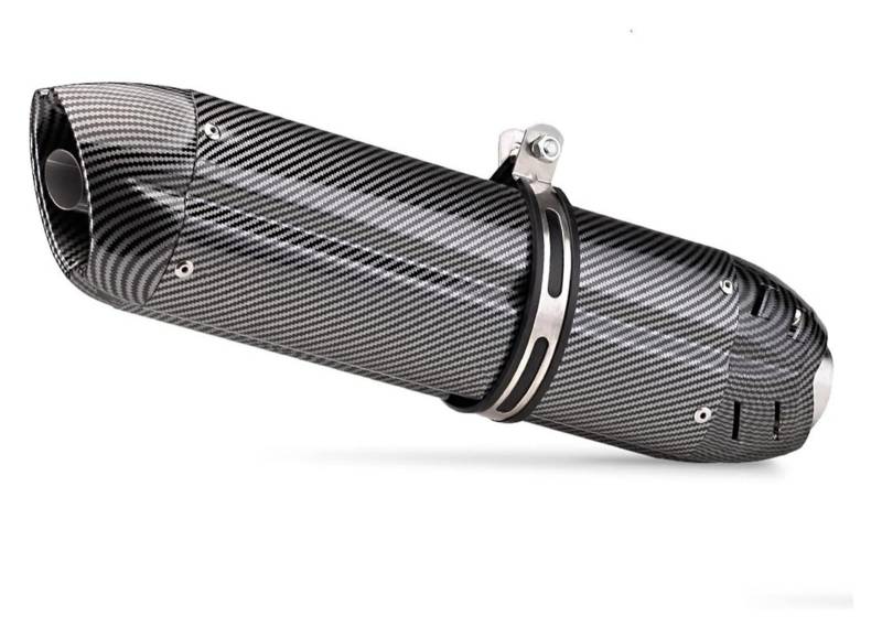 Auspuff Schalldämpfer Für Suz&uki SV650 Universal 51MM Motorrad-Auspuffrohr Escape-Auspuffrohr-Schalldämpfer Motorrad Auspuffrohr(470mm 1) von HTGMTGPACC
