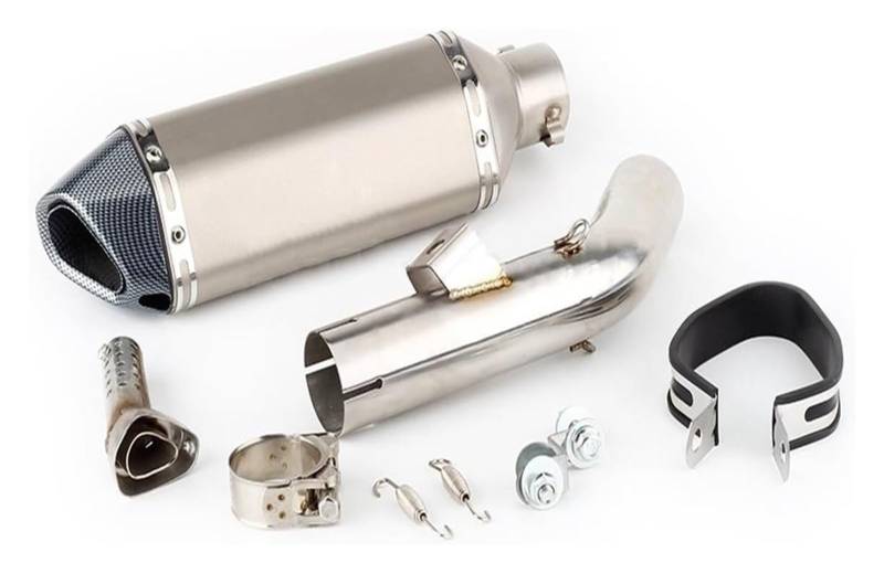 Auspuff Schalldämpfer Für VFR 800 2014–2020, Für Crossrunner 800 VFR800 X 2011–2014, Slip-on-Motorrad-Auspuffrohr-Schalldämpfer Und Mittleres Verbindungsrohr Motorrad Auspuffrohr(5) von HTGMTGPACC