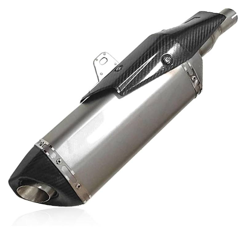 Auspuff Schalldämpfer Für X-ADV 750 XADV 750 2017–2022 Vollsystem-Motorrad-Auspuffrohr-Schalldämpfer Modifizierter Rohrkopf Vorderes Verbindungsrohr Motorrad Auspuffrohr(Titanium) von HTGMTGPACC
