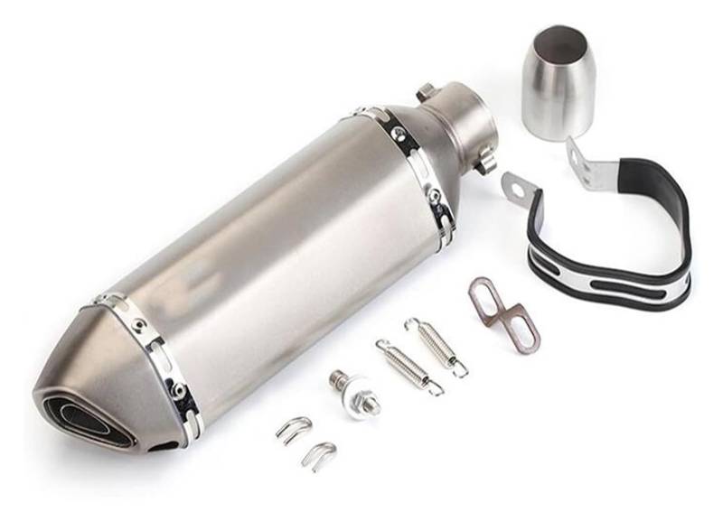 Auspuff Schalldämpfer Für Y&amaha FZ6 Für MT07 Universal Carbon Fiber 51mm Motorrad Auspuffrohr Modifizieren Motocross Auspuff Schalldämpfer Motorrad Auspuffrohr(4) von HTGMTGPACC
