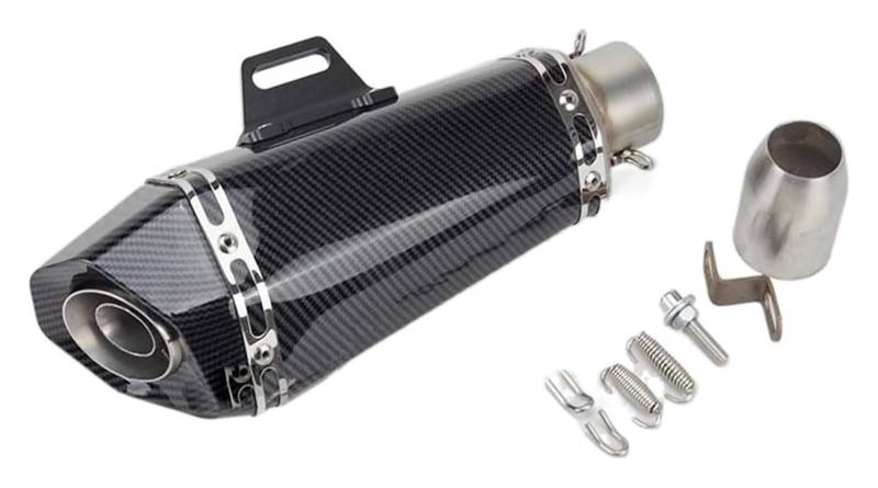 Auspuff Schalldämpfer Für Y&amaha Für MT07 R3 51mm Einlass Universal Motorrad Auspuff Schalldämpfer DB Killer Motorrad Auspuffrohr Motorrad Auspuffrohr(5) von HTGMTGPACC