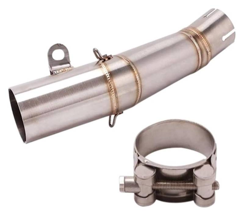Auspuff Schalldämpfer Für Y&amaha YZF R6 2006–2019 Slip-on-Auspuff-Mittelverbindungsrohr-Fluchtadapter 45 Mm 51 Mm 60 Mm Verbinden Sie Das Zentralrohr Motorrad Auspuffrohr(2) von HTGMTGPACC