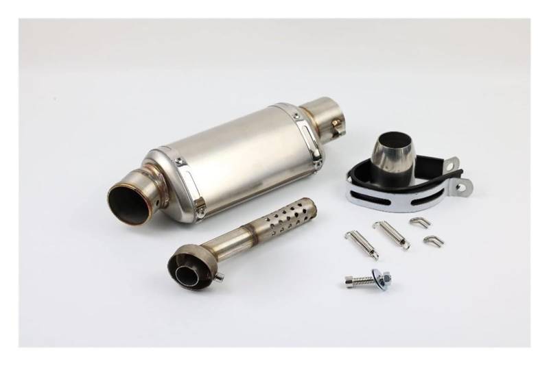 Auspuff Schalldämpfer Motorrad Roller Auspuffrohr Schalldämpfer 100cc-1000cc Universal 38MM-51MM Motorrad Auspuffrohr ATV Pit Dirt Motorrad Auspuffrohr(1) von HTGMTGPACC