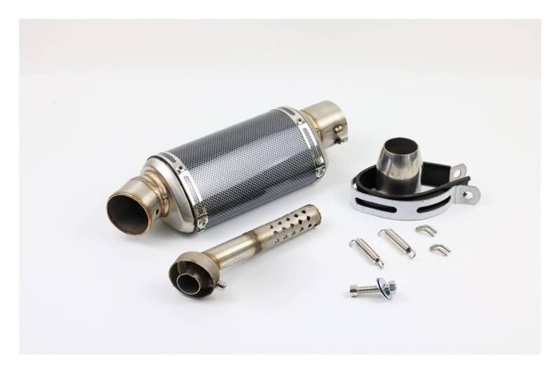 Auspuff Schalldämpfer Universal 38 MM-51 MM Motorrad Auspuffrohr ATV Pit Dirt Motorrad 100 cc-100 0 cc Roller Auspuffrohr Schalldämpfer Motorrad Auspuffrohr(7) von HTGMTGPACC