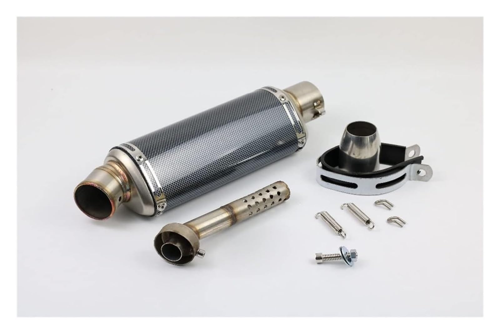 Auspuff Schalldämpfer Universal 38 MM-51 MM Motorrad Auspuffrohr ATV Pit Dirt Motorrad 100 cc-100 0 cc Roller Auspuffrohr Schalldämpfer Motorrad Auspuffrohr(8) von HTGMTGPACC
