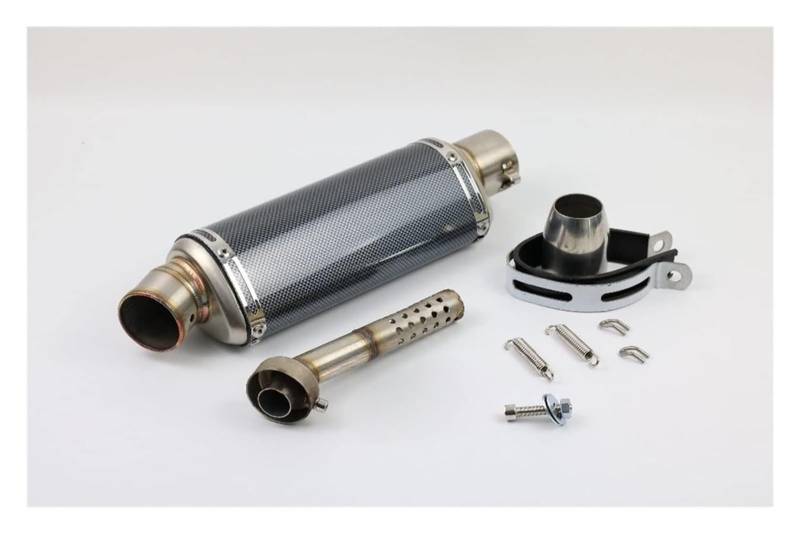 Auspuff Schalldämpfer Universal 38 MM-51 MM Motorrad Auspuffrohr ATV Pit Dirt Motorrad 100 cc-100 0 cc Roller Auspuffrohr Schalldämpfer Motorrad Auspuffrohr(8) von HTGMTGPACC