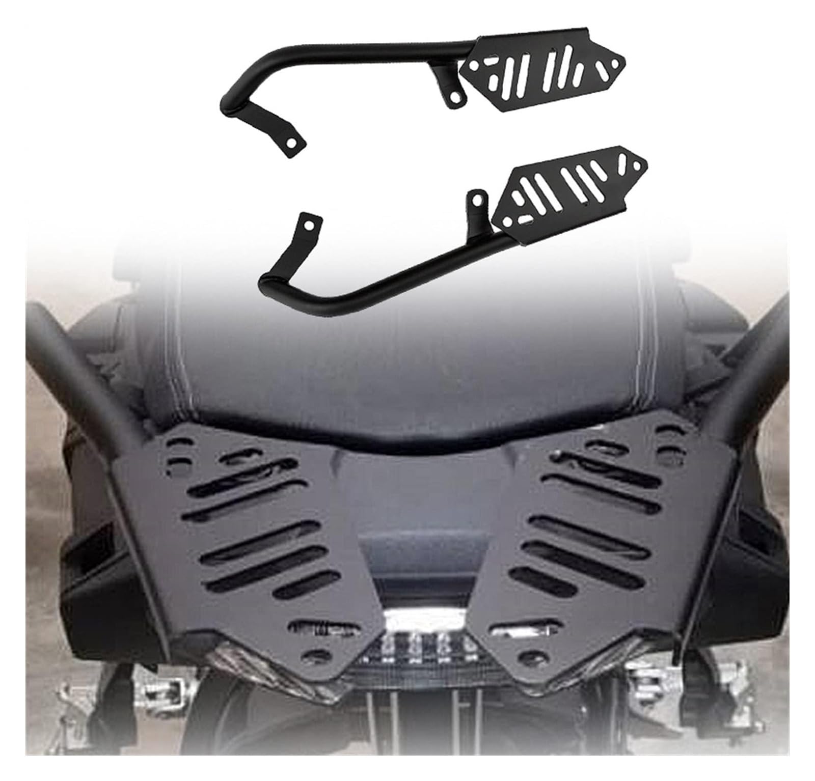 Gepäckträger Hinten Motorrad Für Y&amaha Für Tracer 900/GT 2018-2022 Heckträger Motorradteil Modifizierter Kohlenstoffstahl Heckregal Heckkastenträger Gepäckträger(B) von HTGMTGPACC