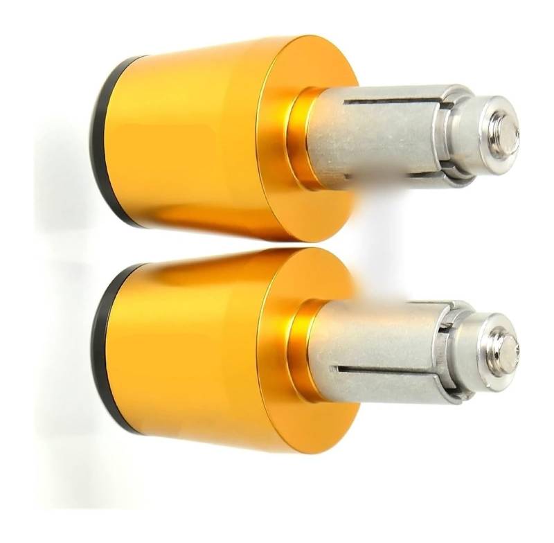 Lenkerstecker Für C&FMOTO 400NK 2016-2018 400 NK Motorrad 7/8 "22mm Lenker Griffe Kappe Hand Bar Ends Griff Getriebe Ausgewogene Stecker Slider Lenkergriffe Endkappe(Gold) von HTGMTGPACC