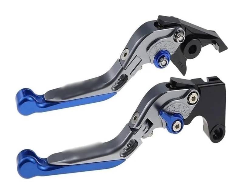 Motorrad Brems Und Kupplungshebel Für B&MW F900R F900XR 2020–2023 Motorrad-CNC-Bremskupplungshebel Verstellbar Klappbar Ausziehbar(Blau) von HTGMTGPACC