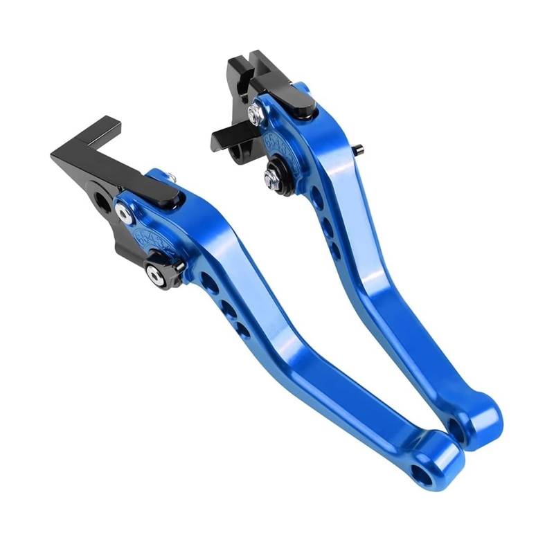 Motorrad Brems Und Kupplungshebel Für C&FMOTO 450SR 450 SR 2020 2021 2022 2023 Motorradzubehör CNC Kurze Einstellbare Bremskupplungshebel(Blau) von HTGMTGPACC