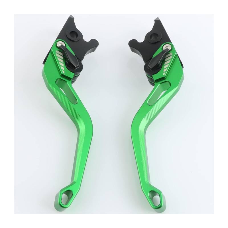 Motorrad Brems Und Kupplungshebel Für CBR650F CBR 650F CBR650 F 2014–2016 Motorrad-Kupplungsbremshebel Verstellbar 3D-Rhombus-Textur CNC-Aluminium(Grün) von HTGMTGPACC