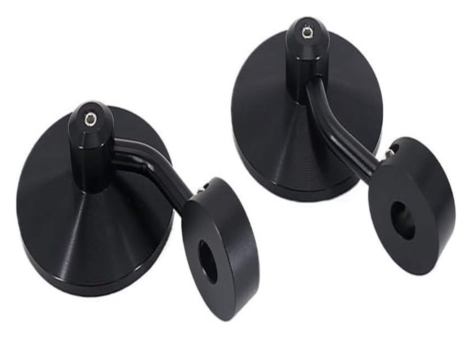 Motorrad Lenkerendenspiegel Für BM&W RNINET RnineT R NineT R Nine T NINET R9T Motorrad Spiegel Griff Bar End Rearview Außenspiegel Zubehör(Schwarz) von HTGMTGPACC