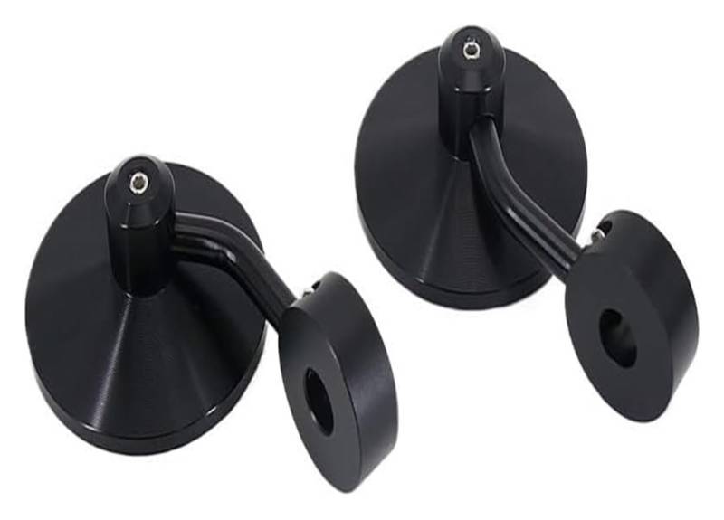 Motorrad Lenkerendenspiegel Für BM&W RNINET RnineT R NineT R Nine T NINET R9T Motorrad Spiegel Griff Bar End Rearview Außenspiegel Zubehör(Schwarz) von HTGMTGPACC