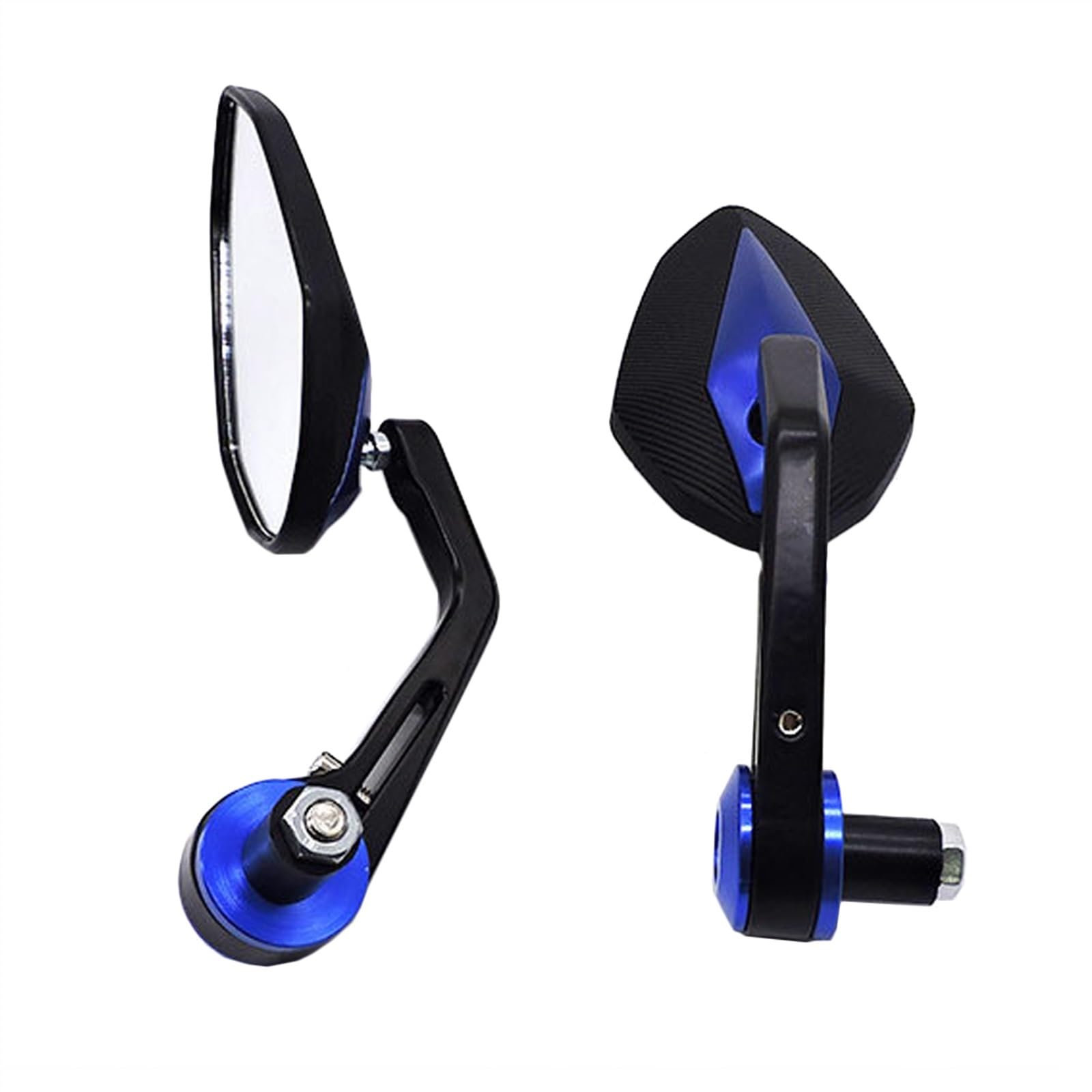 Motorrad Lenkerendenspiegel Universal Für 7/8 "22mm Motorrad Rearview Außenspiegel Lenker Bar End Spiegel Für Motorrad Elektrische Fahrrad(1) von HTGMTGPACC