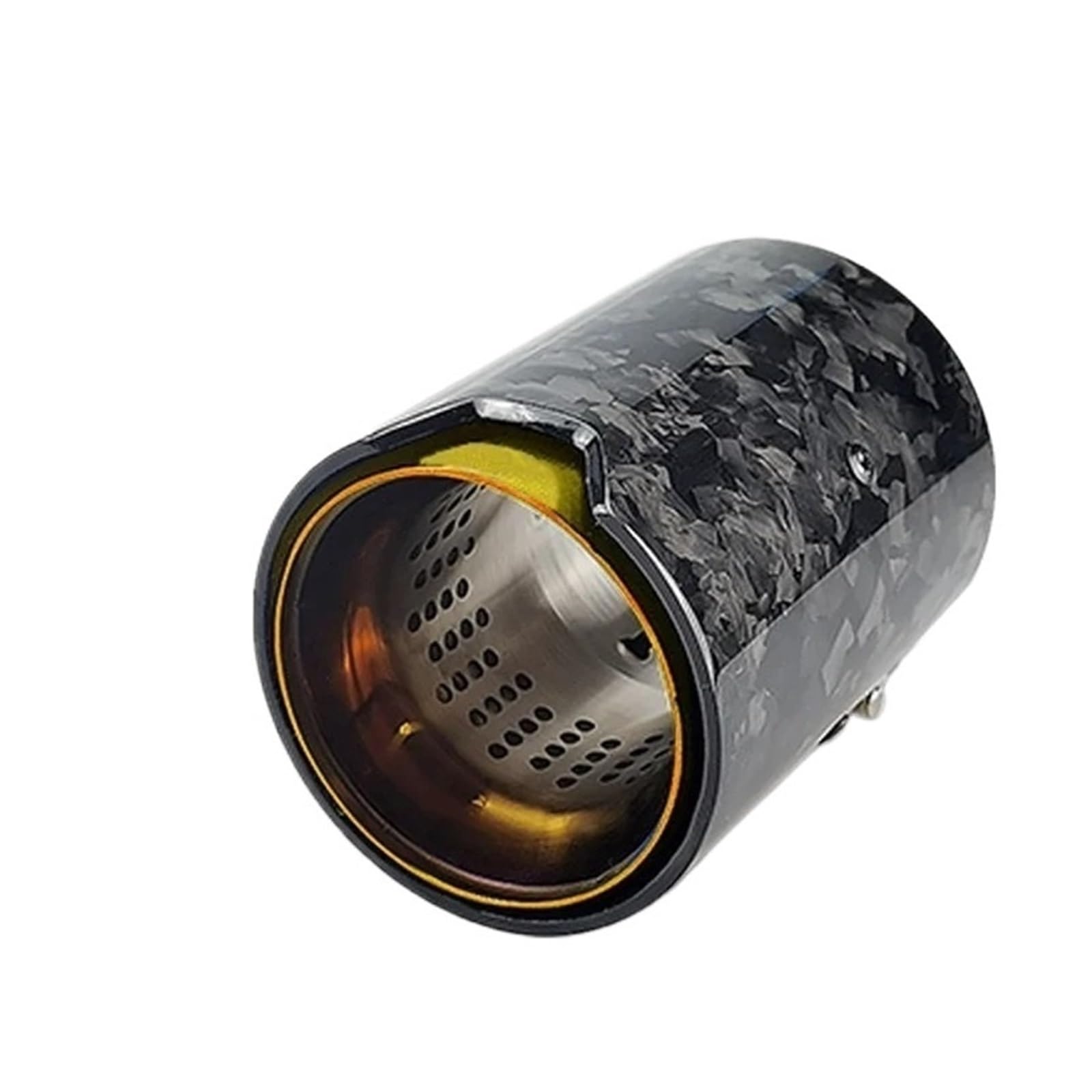 Auspuffblenden 1 Paar Für M2 Für M3 Für M4 Auto Carbon Fiber Edelstahl Auspuff TIPP Endrohr Schwanz Kehle Endrohre(Gold-60mm) von HTUHBCX