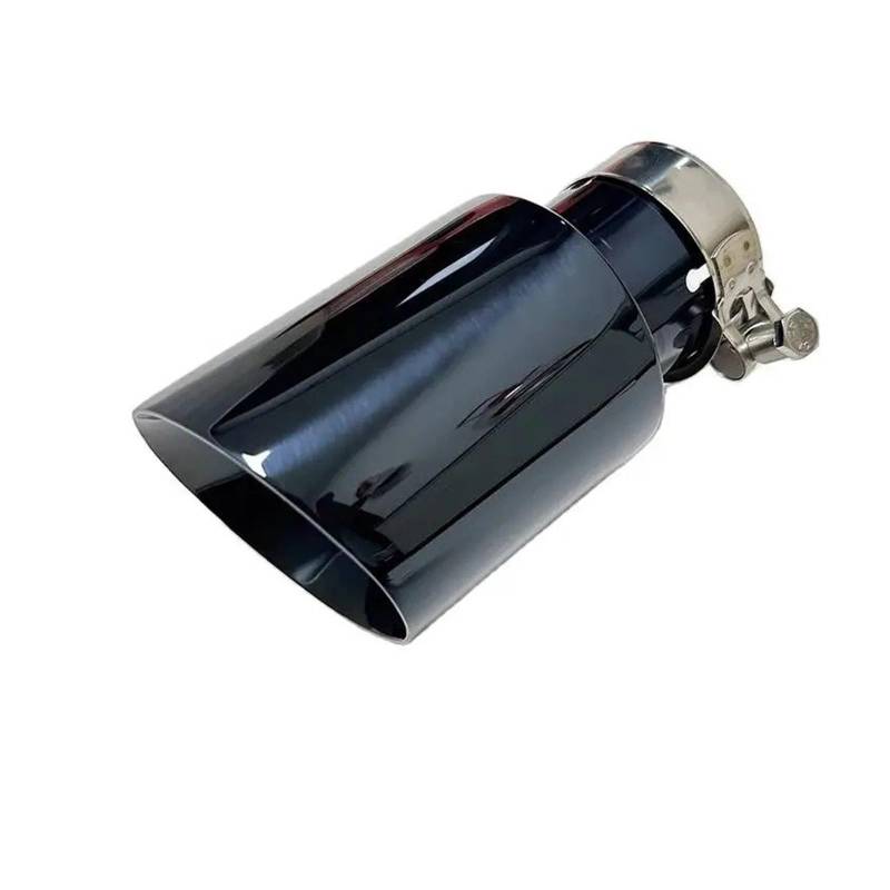 Auspuffblenden 1 STÜCKE Auto Befestigung Auspuffrohr Edelstahl Schwarz Schwanz-kehle Outlet Große Durchmesser 89mm 101mm 114mm Endrohre(60mm-89mm) von HTUHBCX