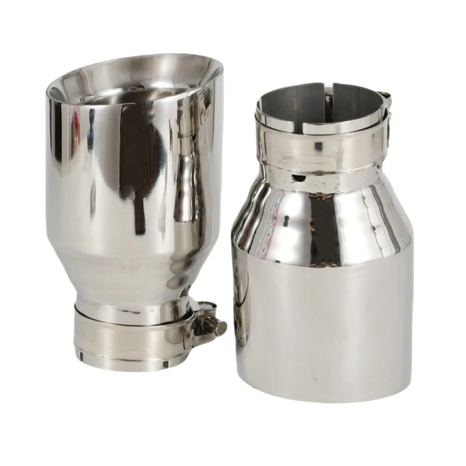 Auspuffblenden 1 Stück Universal Auto Auspuffblende Edelstahl Endrohr Düsen Endrohre Endrohre(IN 51MM Out 89MM) von HTUHBCX