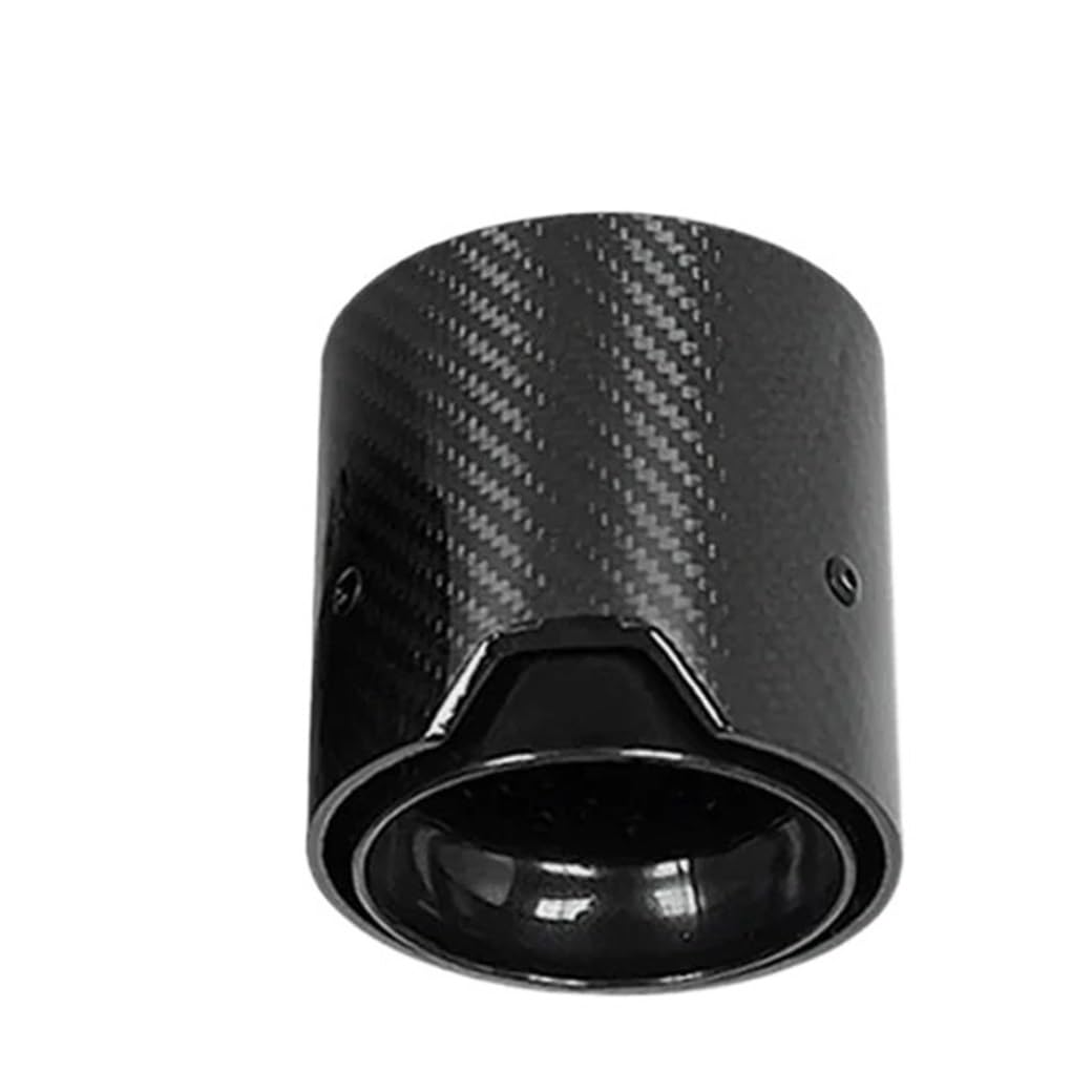 Auspuffblenden 1 Stücke Für M2 Für M3 Für M4 M135i M235i M140i M240i M335i M340i M435i Auto Carbon Fiber Auspuff Tipps Endrohre(Glossy Black in63mm) von HTUHBCX