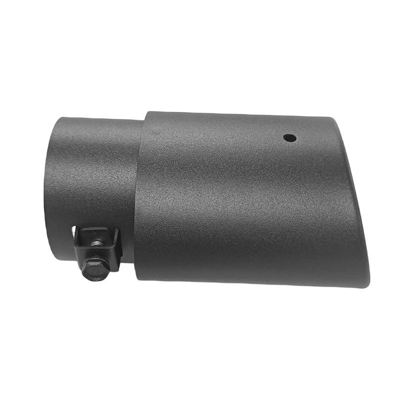 Auspuffblenden Auto Schwanz Kehle Endrohr Schwarz Oval Hinten Auspuff Schalldämpfer Spitze Schwanz Rohr Teile Endrohre(Long Straight) von HTUHBCX