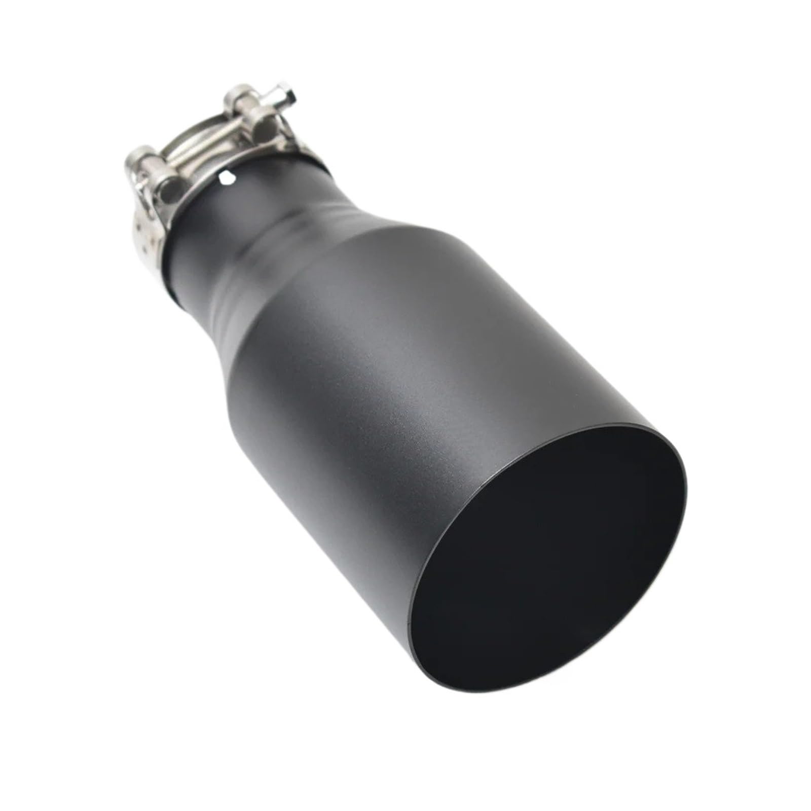Auspuffblenden Auto Universal Edelstahl Schwarz Schalldämpfer Endrohr Modifikation Auspuffrohr Endrohre(60MM IN-76MM Out) von HTUHBCX