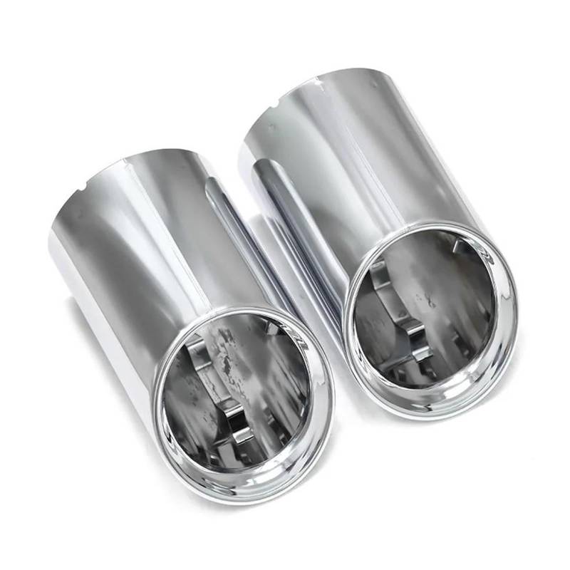 Auspuffblenden Für 3 G20 G21 320d 320i 330i 2020 2021 2022 Auto Auspuff Schalldämpfer Spitze Endrohr Ersatz Endrohre(Silver) von HTUHBCX