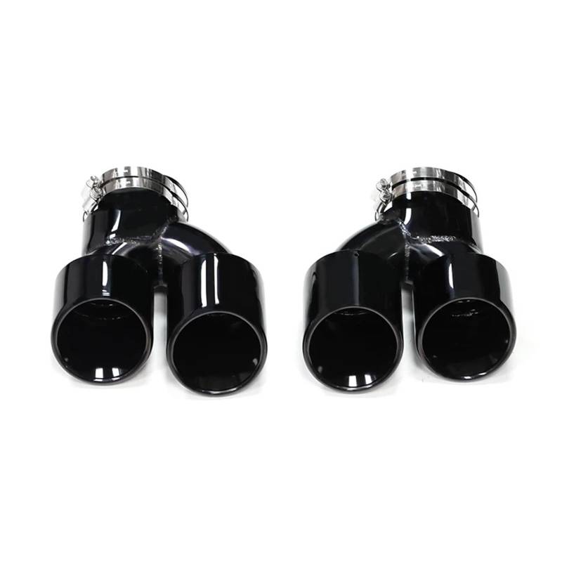 Auspuffblenden Für G20 G21 G22 G23 G42 M340i M440i M240i Auto-Auspuffrohr Aus Kohlefaser Mit Vier Auspuffspitzen Schalldämpfer-Endrohr Endrohre(Black A) von HTUHBCX