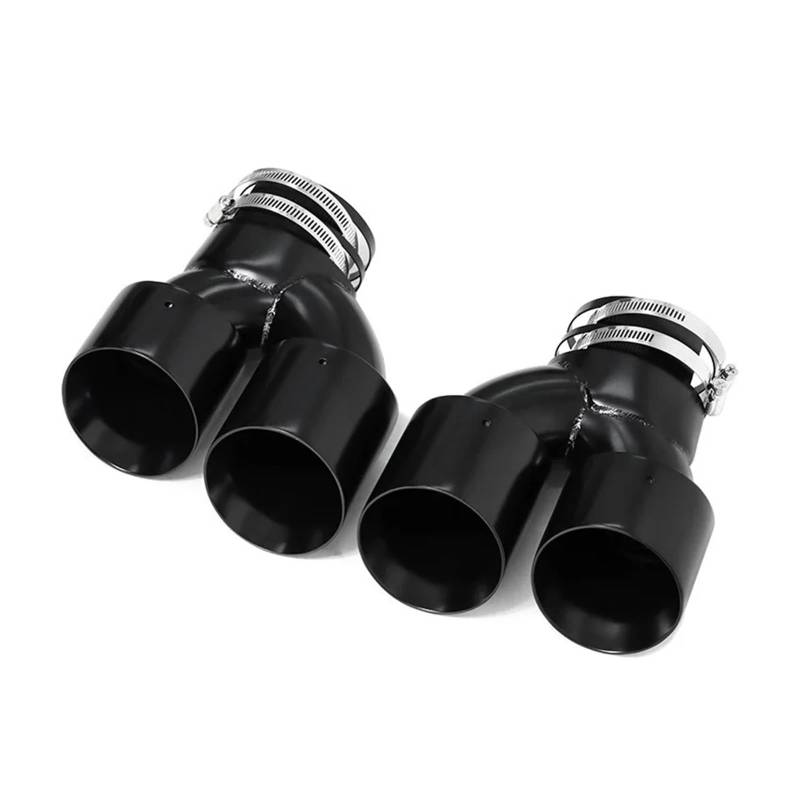 Auspuffblenden Für G20 G21 G22 G23 G42 M340i M440i M240i Auto-Auspuffrohr Aus Kohlefaser Mit Vier Auspuffspitzen Schalldämpfer-Endrohr Endrohre(Black C) von HTUHBCX