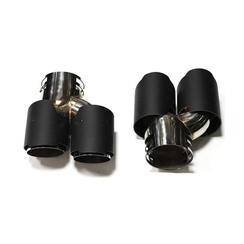 Auspuffblenden Für G20 G21 G22 G23 G42 M340i M440i M240i Auto-Auspuffrohr Aus Kohlefaser Mit Vier Auspuffspitzen Schalldämpfer-Endrohr Endrohre(Carbon Fiber A) von HTUHBCX