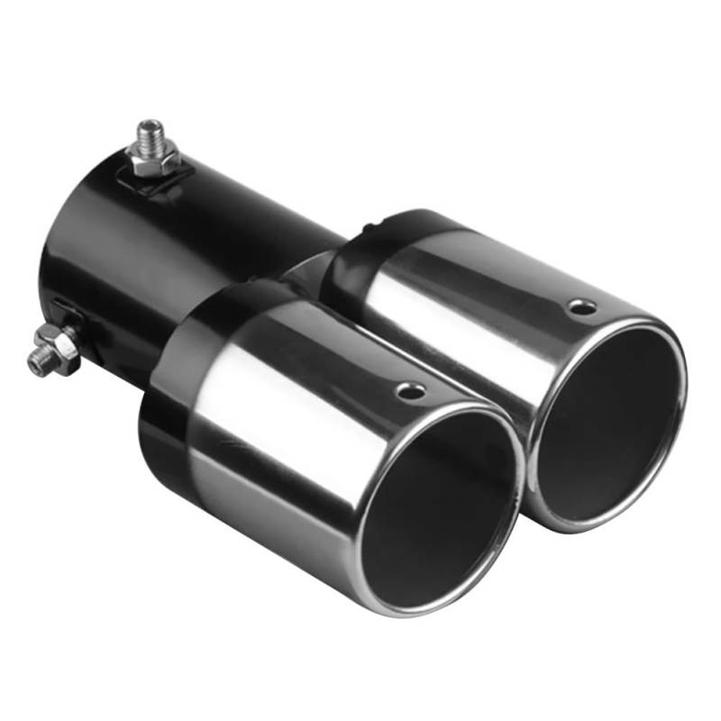 Auspuffblenden Universal Auto Auspuff Schalldämpfer Schwanz Kehle Edelstahl Schalldämpfer Spitze Endrohre(Style B) von HTUHBCX