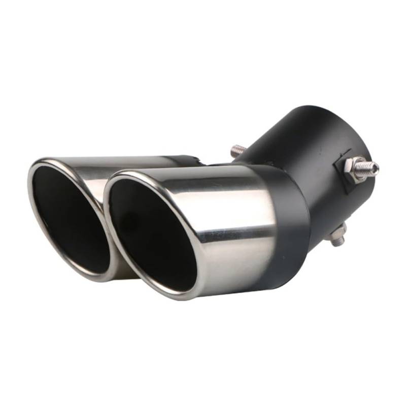Auspuffblenden Universal Auto Auspuff Schalldämpfer Schwanz Kehle Edelstahl Schalldämpfer Spitze Endrohre(Style D) von HTUHBCX