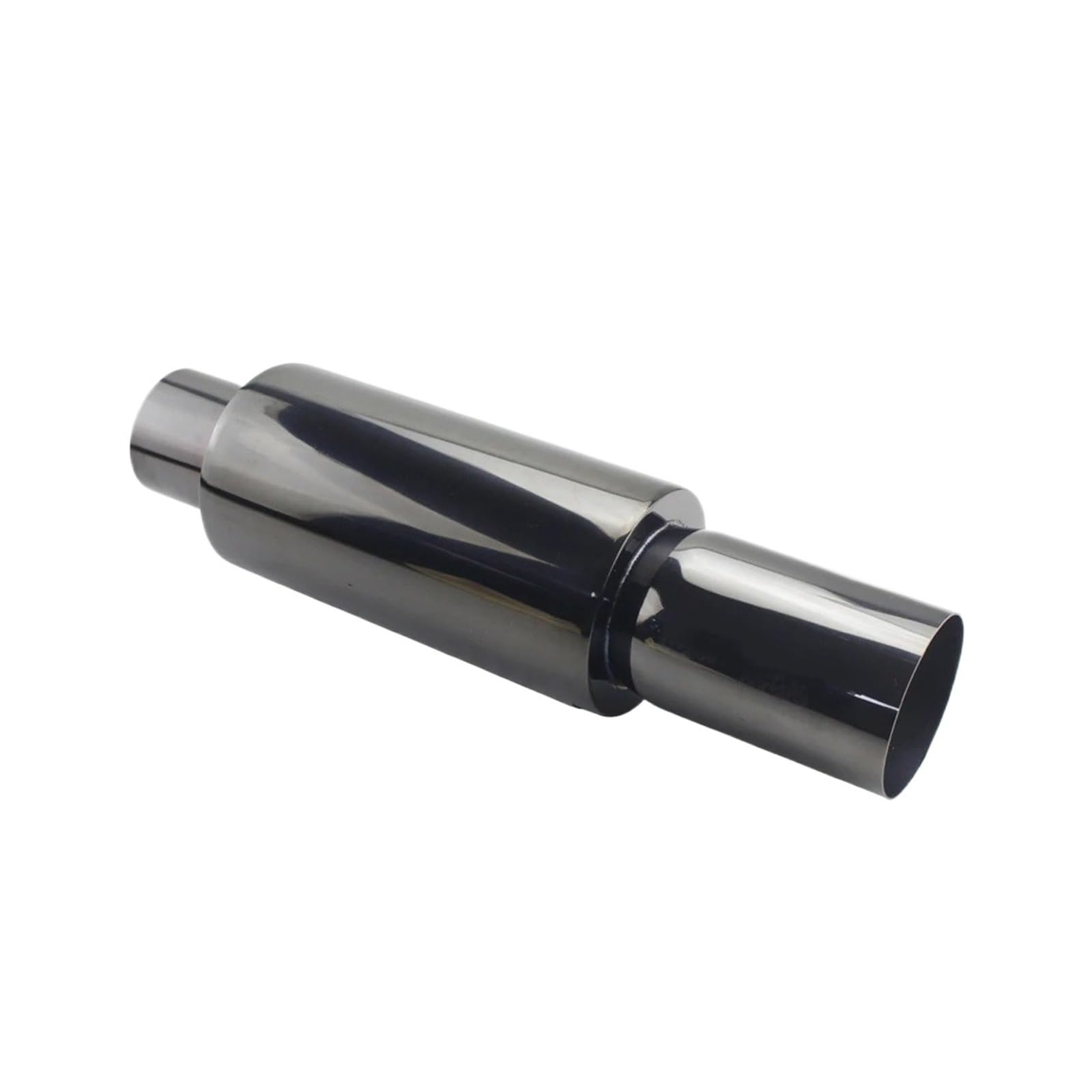 Auspuffblenden Universal-Auto-Auspuffschalldämpfer Endstück Edelstahl Auspuffschalldämpfer 2" 2.5" Bis 3" Endrohre(Titanium 63MM) von HTUHBCX