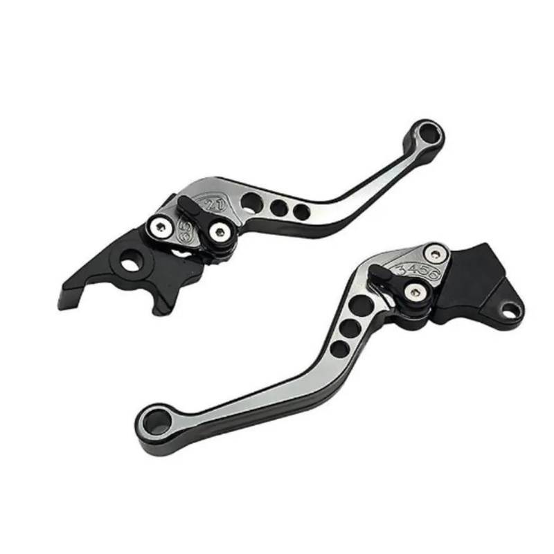 Motorrad Klapp Schalthebel Motorradzubehör Modifikation Legierung CNC Universal Motorrad Kupplung Bremsgriff Trommelhebel Bremse Kupplung Hebel(9) von HTUHBCX