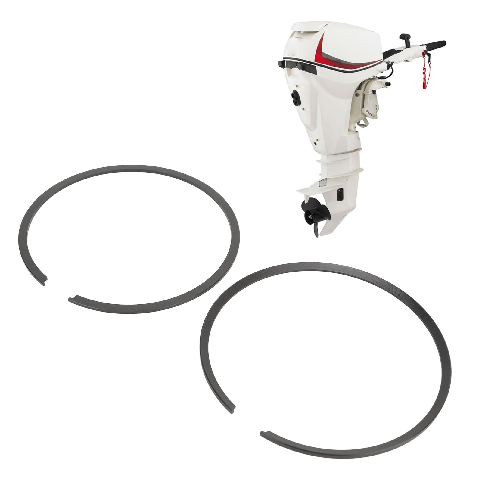 HTUONIAO Außenbordkolbenringe 2 PCS 394930 Bootsmotorkolbenring -Set STD Bohrung Austausch für Evinrude Außenborder 85 bis 300 PS Motor HTUONIAO Außenbordkolbenringe 2 PCS 394930 Bootsmotorkolbenring -Set STD Bohrung Austausch für Evinrude Außenborder 85 bis 300 PS Motor von HTUONIAO