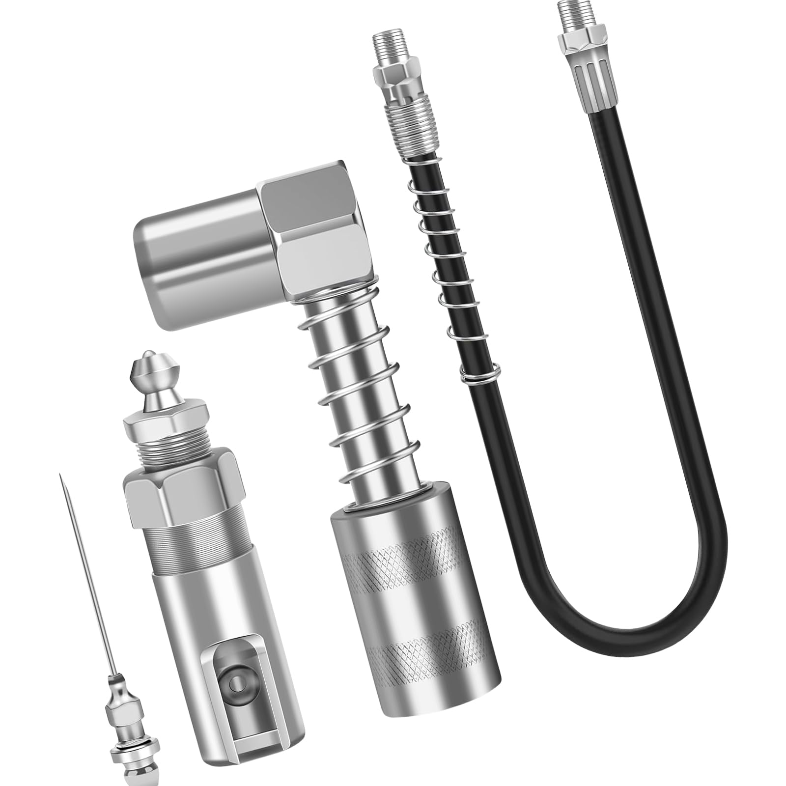 HUAANYA Industrie-Fettadapter-Düsenkupplungs-Set für schwer erreichbare Bereiche, effiziente Schmierung, mechanische Armaturen, Reparaturwerkstatt HUAANYA Industrie-Fettadapter-Düsenkupplungs-Set für schwer erreichbare Bereiche, effiziente Schmierung, mechanische Armaturen, Reparaturwerkstatt von HUAANYA