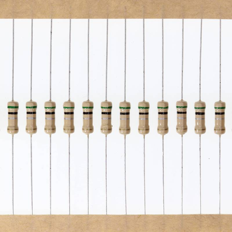HUABAN 100 Stücke 0.5 Watts 1/2W 0R50 0.50 Ohm 5% Kohleschichtwiderstand von HUABAN
