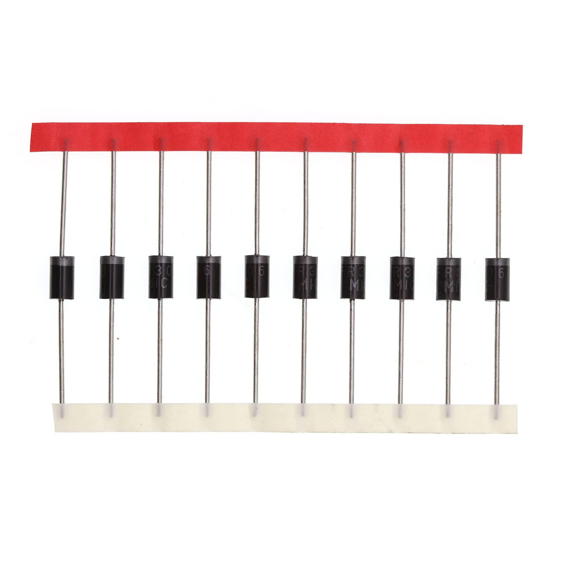 HUABAN 10PCS FR306 Fast Recovery Rectifier Diode 3A 800V DO-27 Axial 3 Amp 800 Volt HUABAN 10PCS FR306 Fast Recovery Rectifier Diode 3A 800V DO-27 Axial 3 Amp 800 Volt von HUABAN