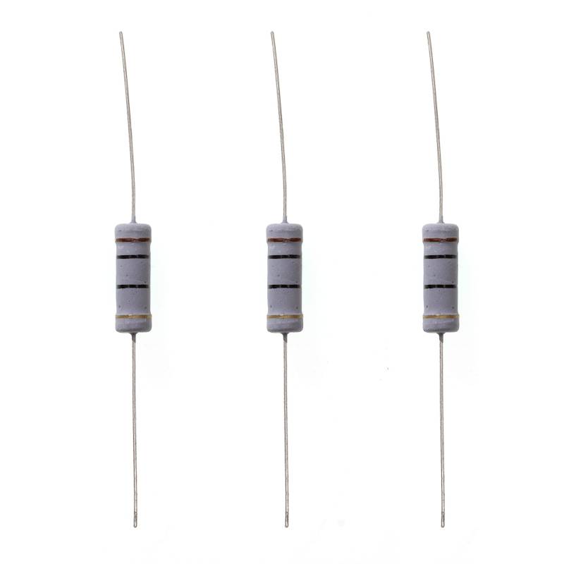 HUABAN 20 Stück 3W 3 Watts 10R 10 Ohm 5% Metalloxid Filmwiderstand von HUABAN