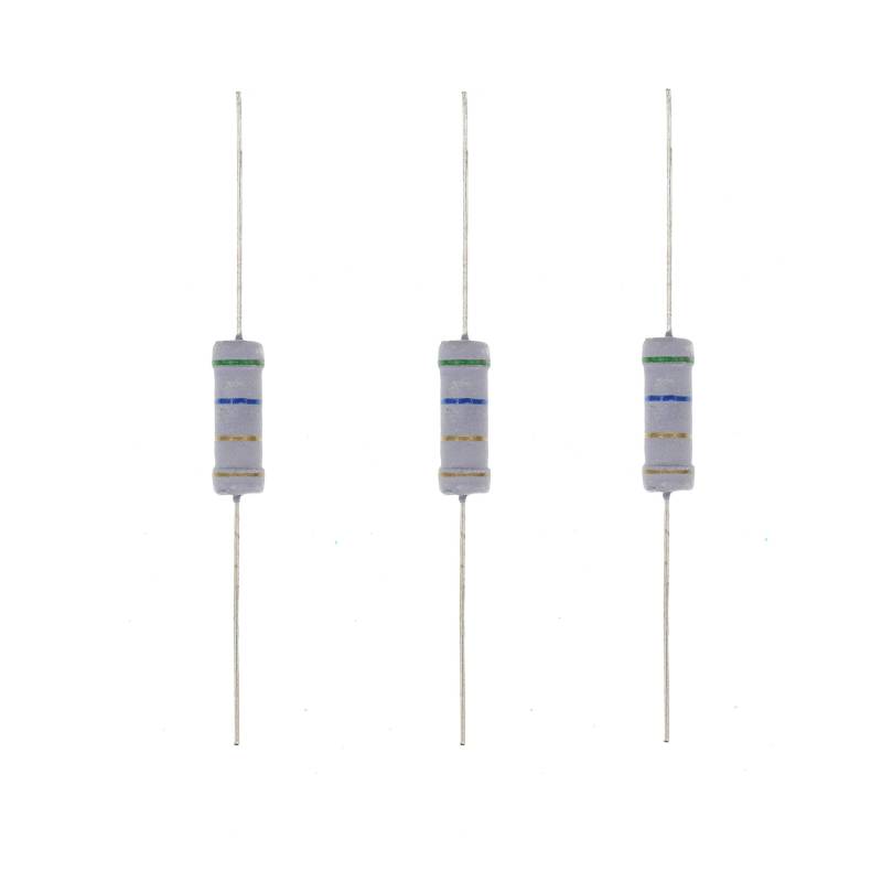 HUABAN 20 Stück 3W 3 Watts 5R6 5.6 Ohm 5% Metalloxid Filmwiderstand von HUABAN
