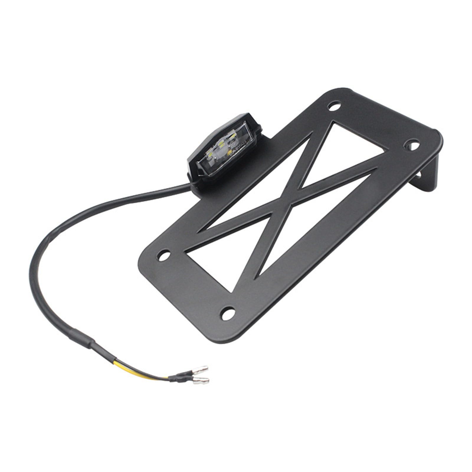 HUANGGG Retro Styles Side License Plate Bracket Holder with Easy Mounting Suitable for Motorcycles Enthusiasts Easy Installation HUANGGG Retro Styles Side License Plate Bracket Holder with Easy Mounting Suitable for Motorcycles Enthusiasts Easy Installation von HUANGGG