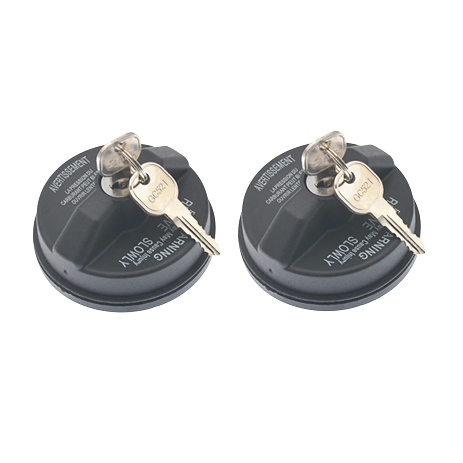 Abschließbarer Tankdeckel, Tankdeckel 5278655AB, abschließbarer Tankdeckel mit 2 Schlüsseln, kompatibel mit Gladiator(2PCS) von HUANGSHIJUNOUS