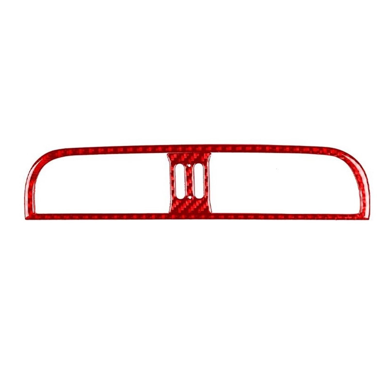 Innenzubehör Für 500 2012 2013 2014 2015 Auto Armaturenbrett Air Outlet Vent Panel Abdeckung Trim Auto Aufkleber(Rot) von HUANTY