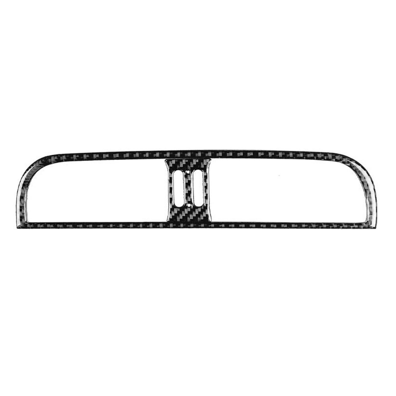Innenzubehör Für 500 2012 2013 2014 2015 Auto Armaturenbrett Air Outlet Vent Panel Abdeckung Trim Auto Aufkleber(Schwarz) von HUANTY