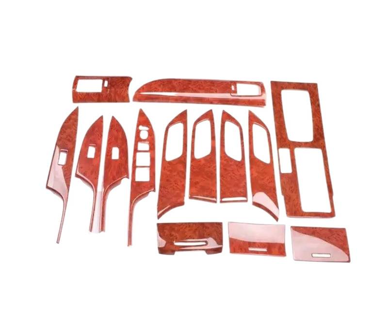 Innenzubehör Für Accord 9th/9,5th 2016 Auto Dashboard Air Outlet Vent Innen Panel Abdeckung Trim Aufkleber Set ABS(Rot) von HUANTY