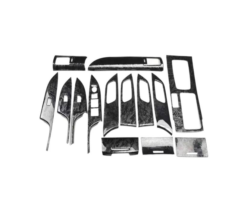 Innenzubehör Für Accord 9th/9,5th 2016 Auto Dashboard Air Outlet Vent Innen Panel Abdeckung Trim Aufkleber Set ABS(Schwarz) von HUANTY