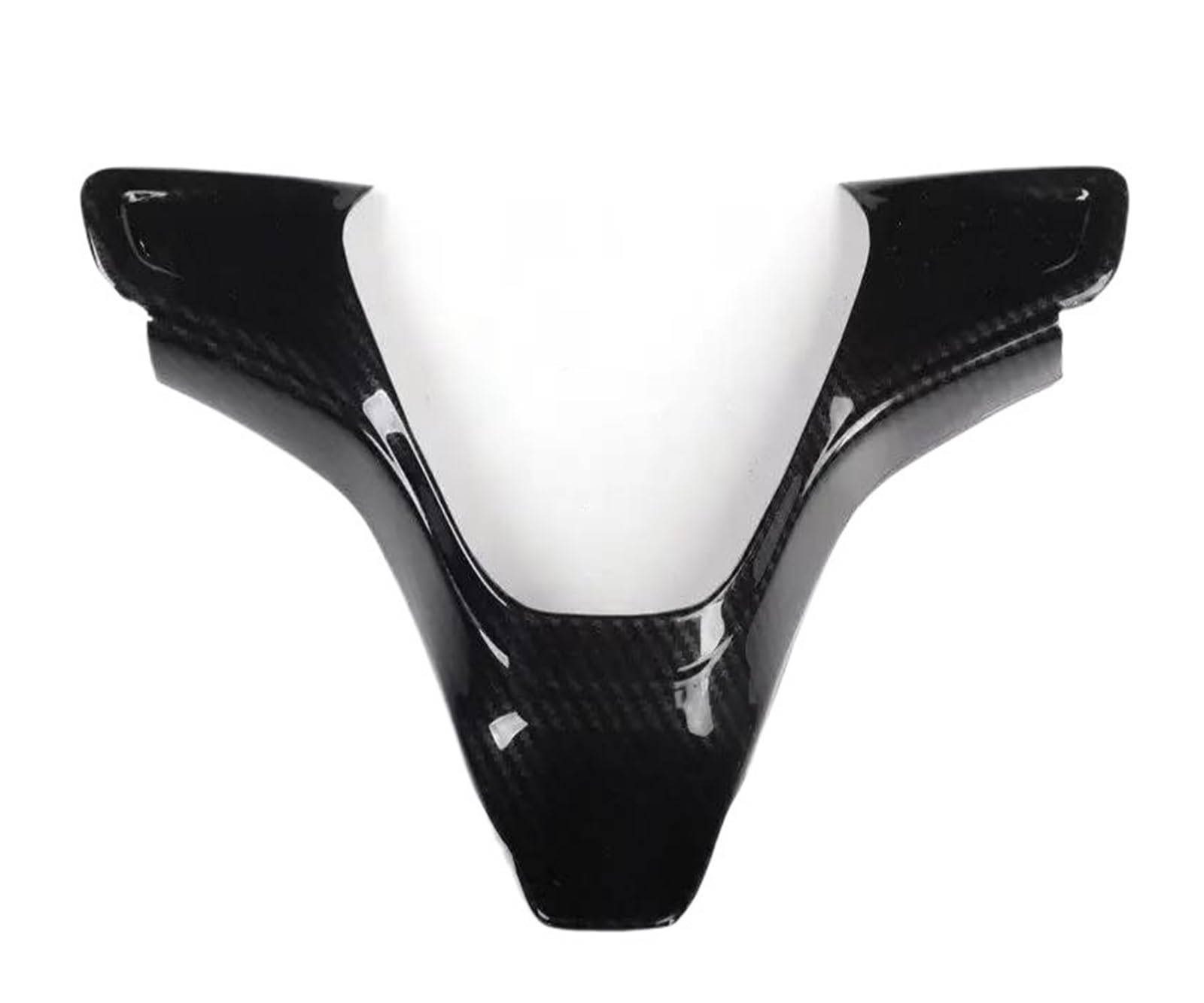 Innenzubehör Für Cruze 2017 2018 2019 ABS Auto Lenkrad Panel Abdeckung Trim Aufkleber(Schwarz) von HUANTY