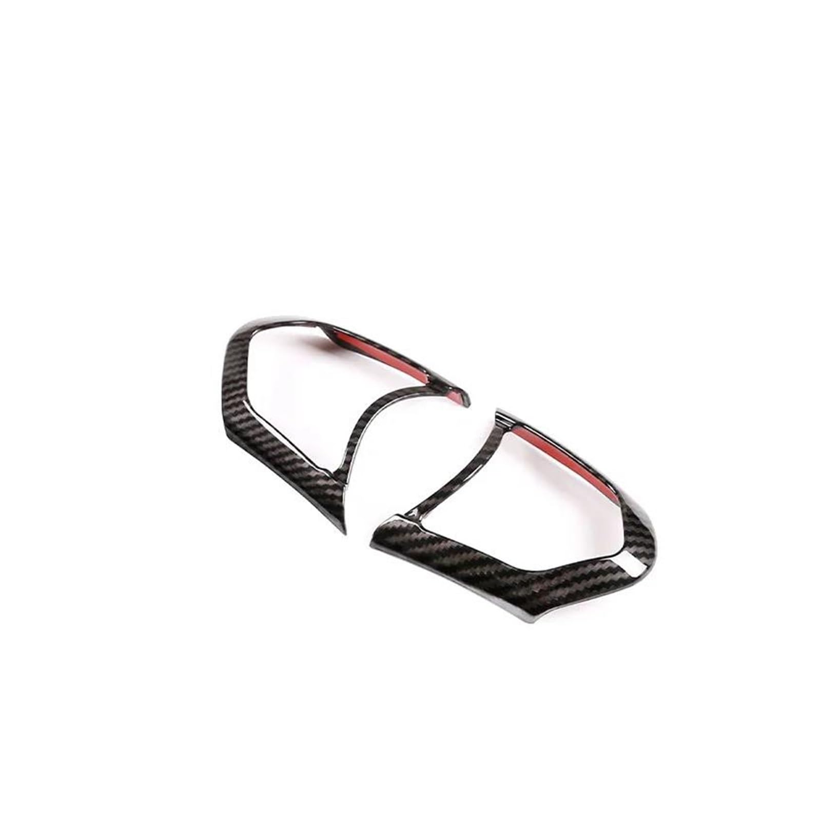 Innenzubehör Für F20 F22 F21 F30 F32 F33 F36 F06 F12 F13 X5 F15 X6 F16 M-Sport Lenkrad Dekoration Rahmen Trim(Kohlefaser) von HUANTY